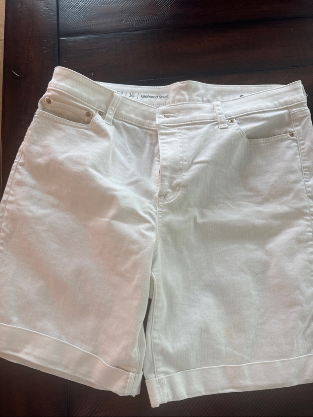 Talbots White Girlfriend Shorts - Women's Classic Summer Short